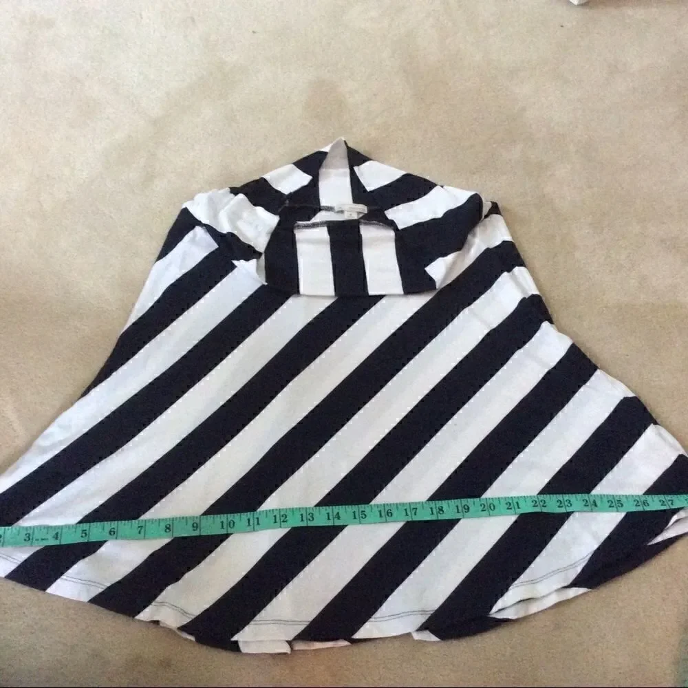 Gap summer knit skirt nautical stripes